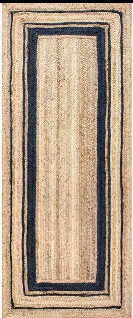 Handmade Jute carpet rustic modern look