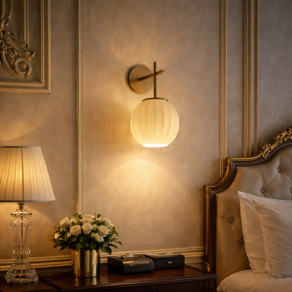 Fabric Wall Lamp | Japanese Style lamp for Hotel, Residential