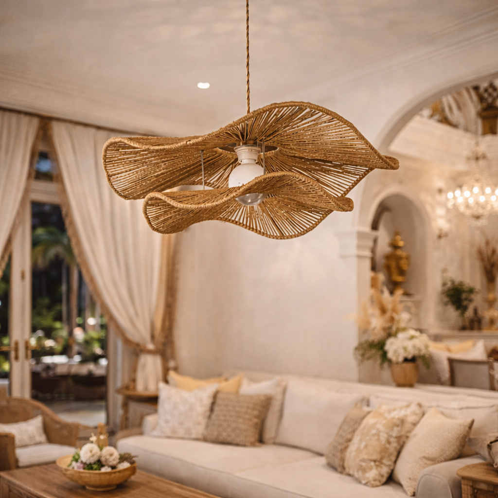 new design beautiful handmade Rattan hanging light | WL-1n