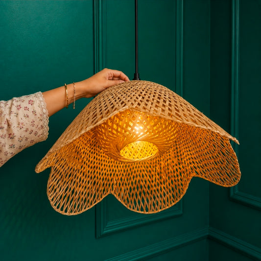 Handmade Bamboo Pendant Light WL-1y