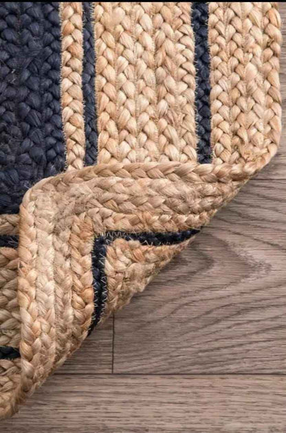Handmade Jute carpet rustic modern look