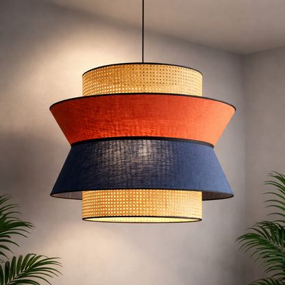 Japanese Ceiling Light Chandelier Rattan Lamp for your space