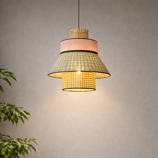 Bamboo Weave Chandelier Bamboo Lamp Pendant Lights Rattan
