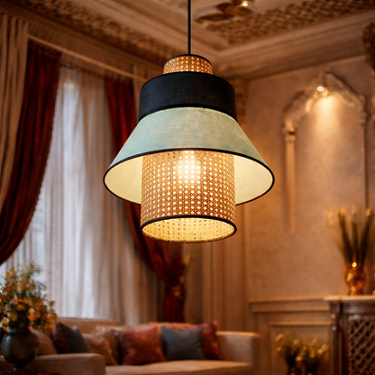 Bamboo Weave Chandelier Bamboo Lamp Pendant Lights Rattan