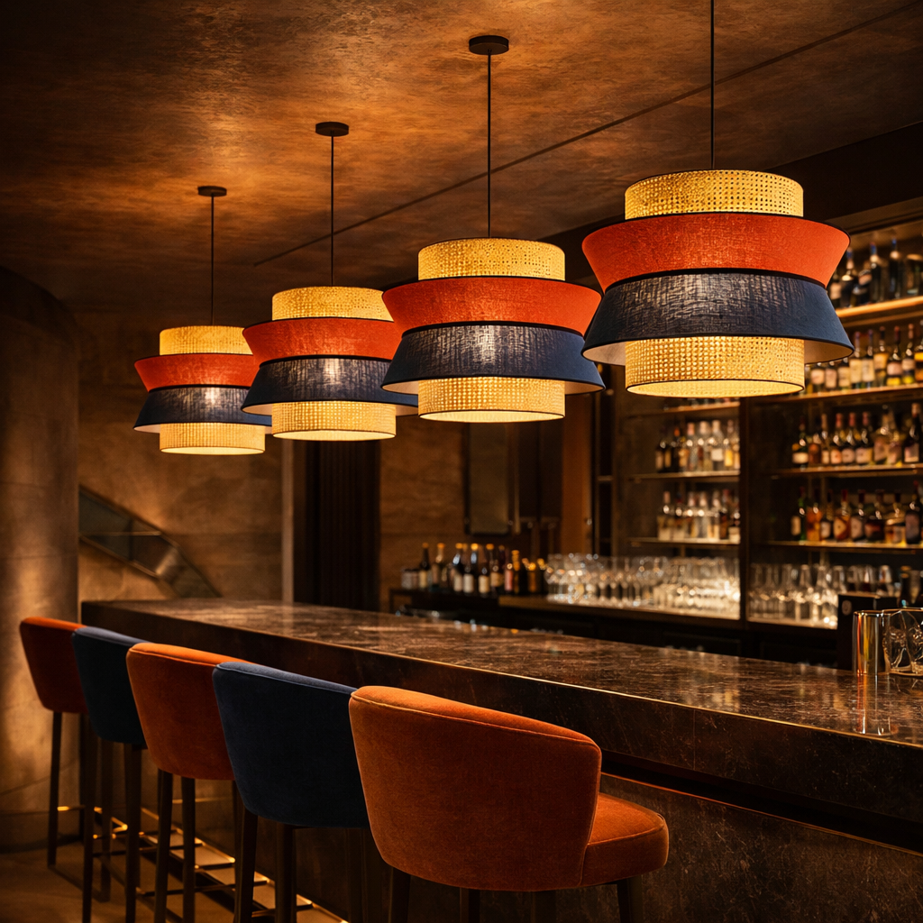 Japanese Ceiling Light Chandelier Rattan Lamp for your space