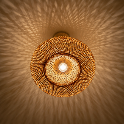 Handmade cane Pendant Lamp