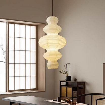 Chandelier Elegant Paper Art Pendant Lamp