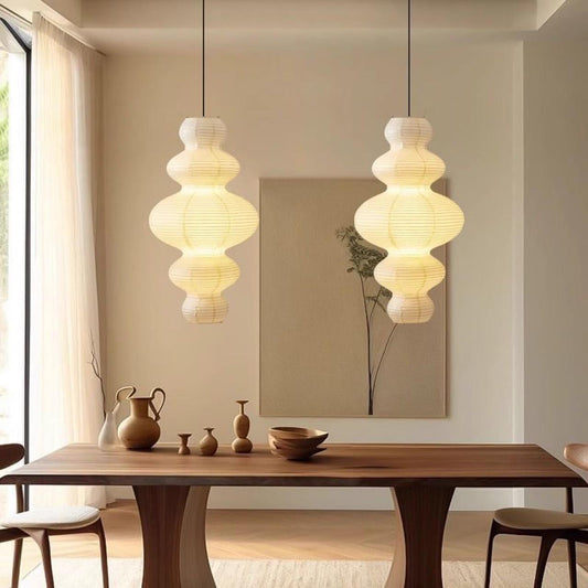 Chandelier Elegant Paper Art Pendant Lamp