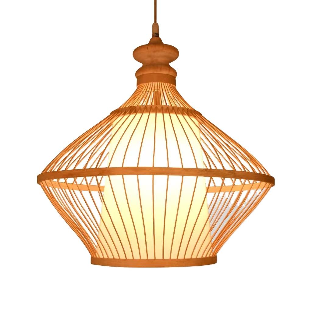 Bamboo Woven Chandelier