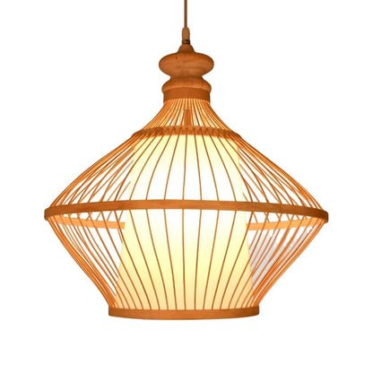 Bamboo Woven Chandelier