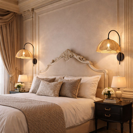 Handmade Cane Wall Lamp | Rattan Wall Lamp for your home and hotel