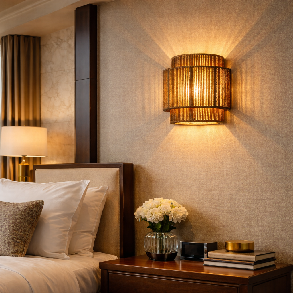Natural Jute Wall Lamp for your space