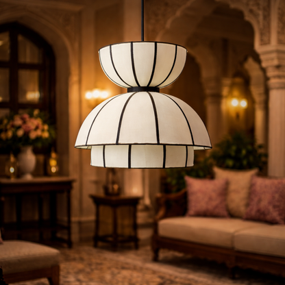 New look Handmade fabric Hanging Pendant Light | FL-d