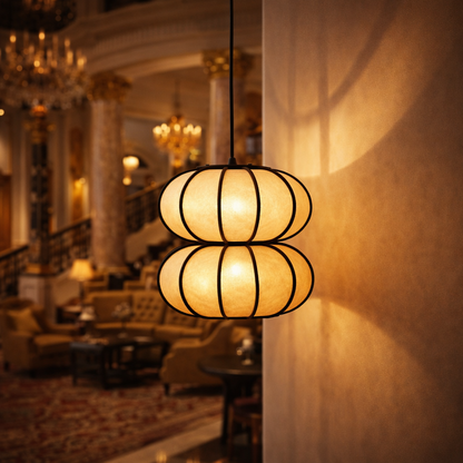 Korean style Handmade fabric Pendant Light for your home | FL-e