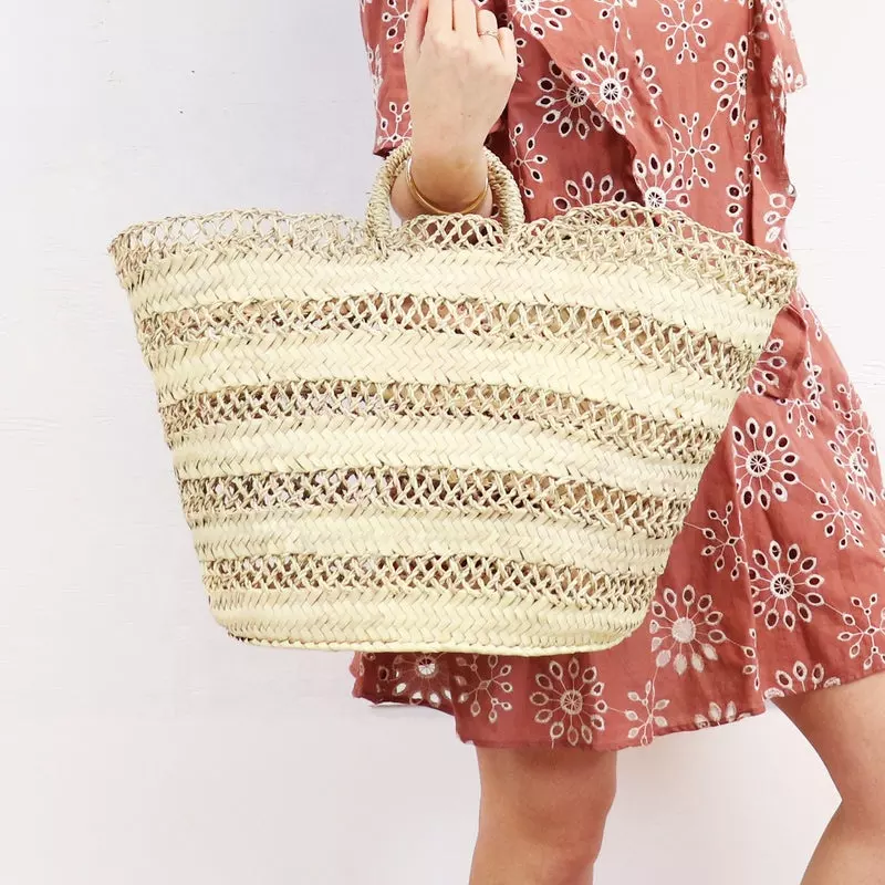 Fashionable Vintage Basket Bag