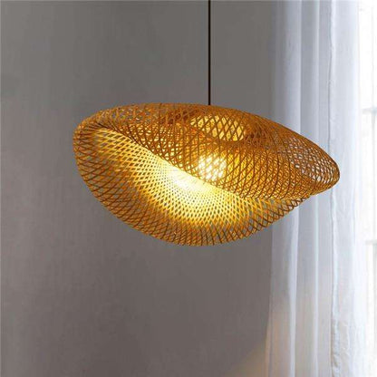 Weaving Bamboo Pendant Light Boho style