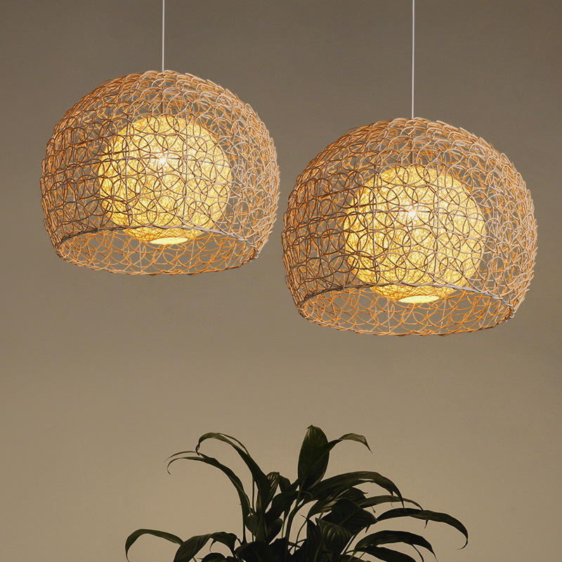 Rattan Chandelier
