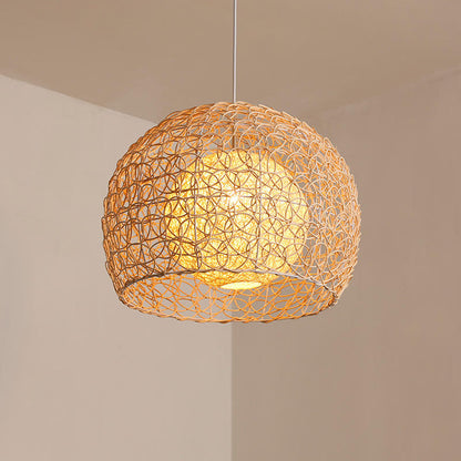 Rattan Chandelier