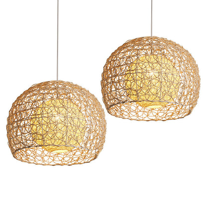 Rattan Chandelier