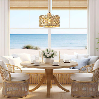 Rattan Chandelier
