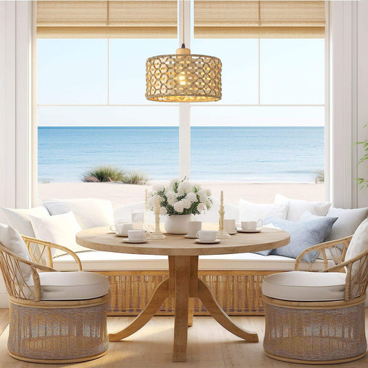 Rattan Chandelier
