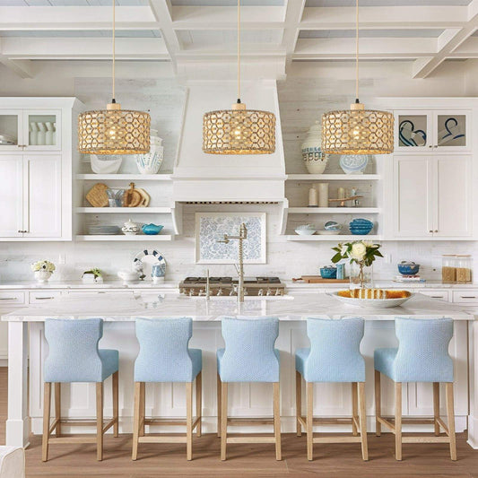 Rattan Chandelier