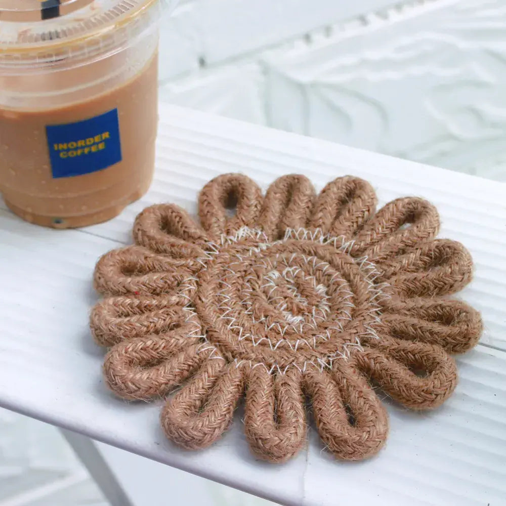 Jute Coasters set of 2