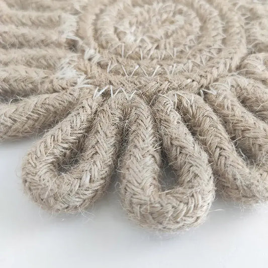 Jute Coasters set of 2