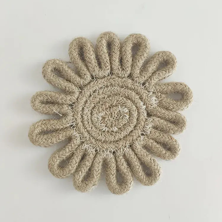 Jute Coasters set of 2
