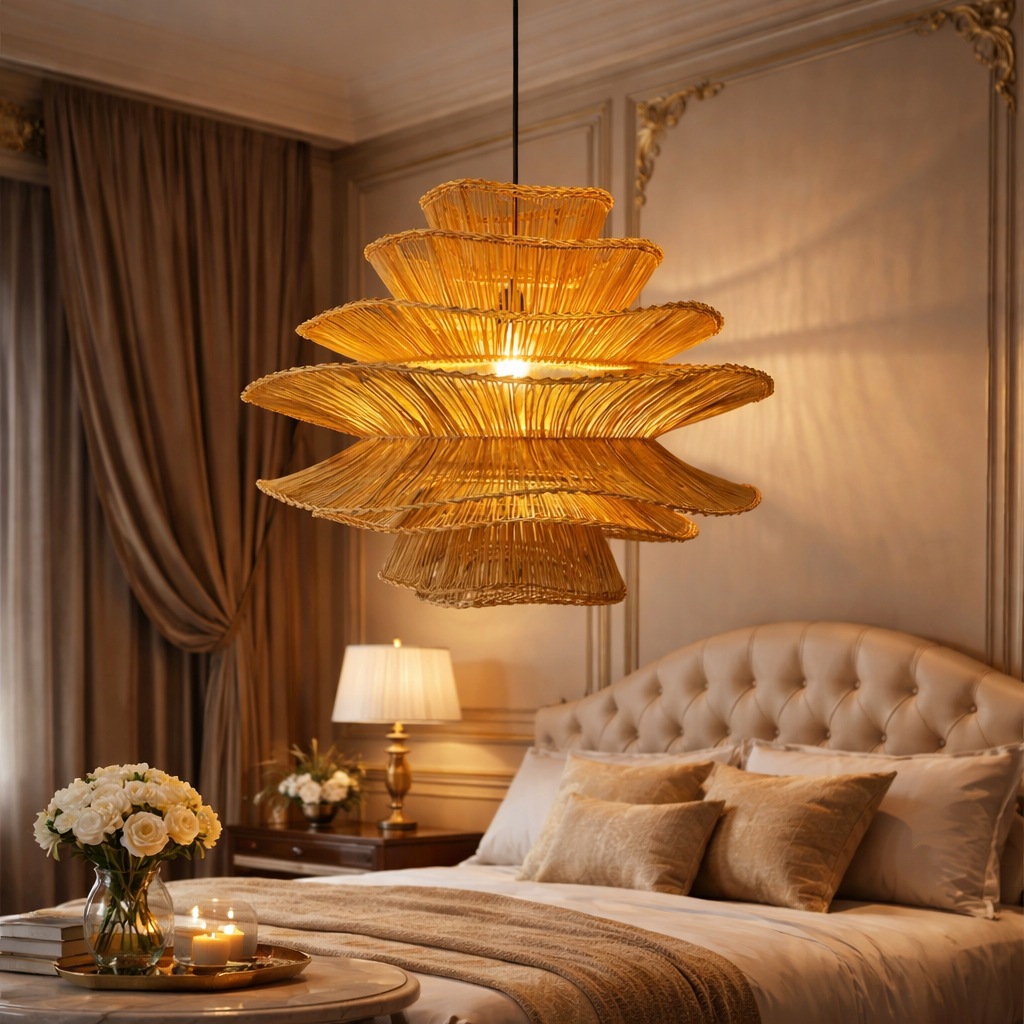 Cane Large Ceiling Lamp | Cane Pendant Lamp | WL-1t