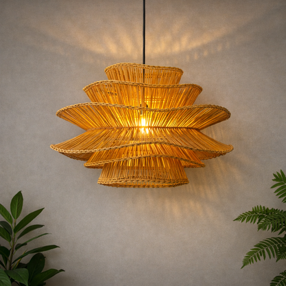 Cane Large Ceiling Lamp | Cane Pendant Lamp | WL-1t