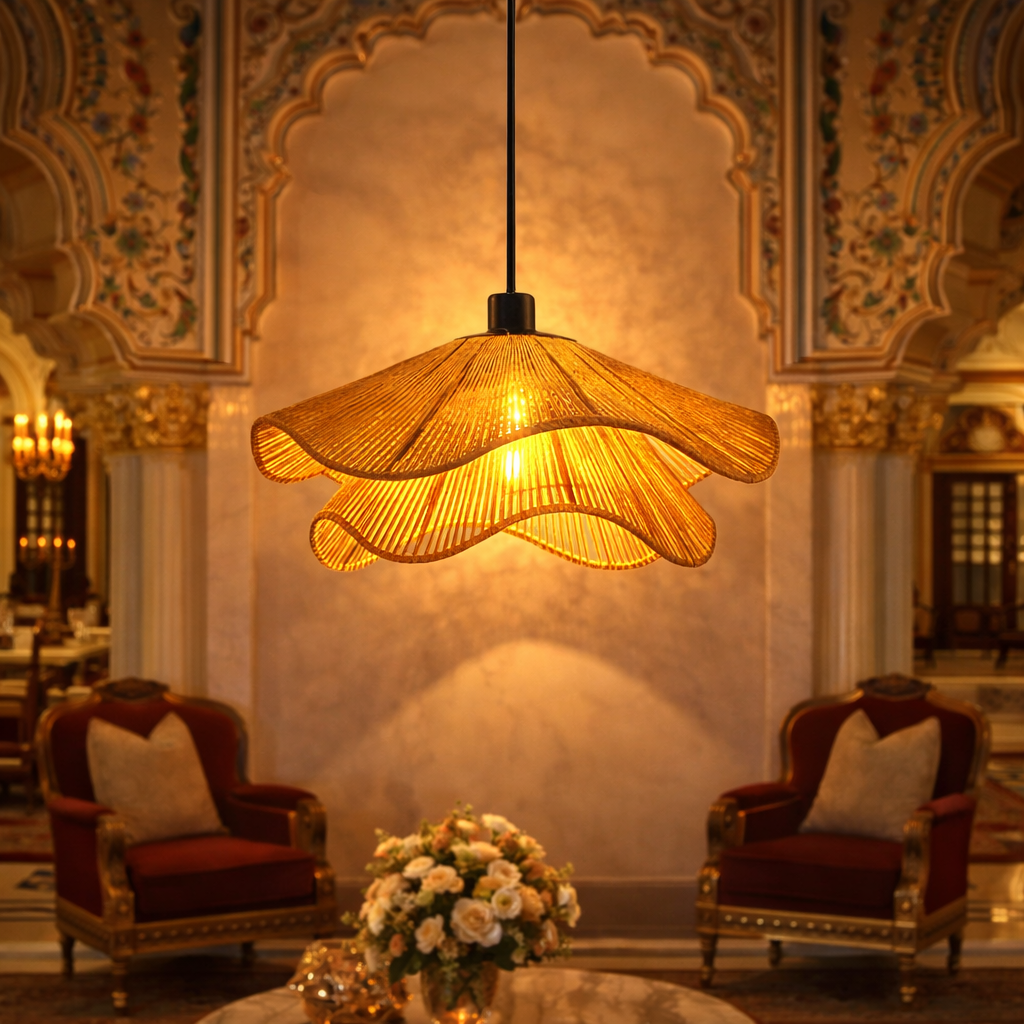 Double Hemp Rope Chandelier | Creative Design Pendant Light WL-1x