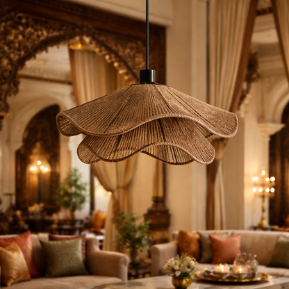 Double Hemp Rope Chandelier | Creative Design Pendant Light WL-1x