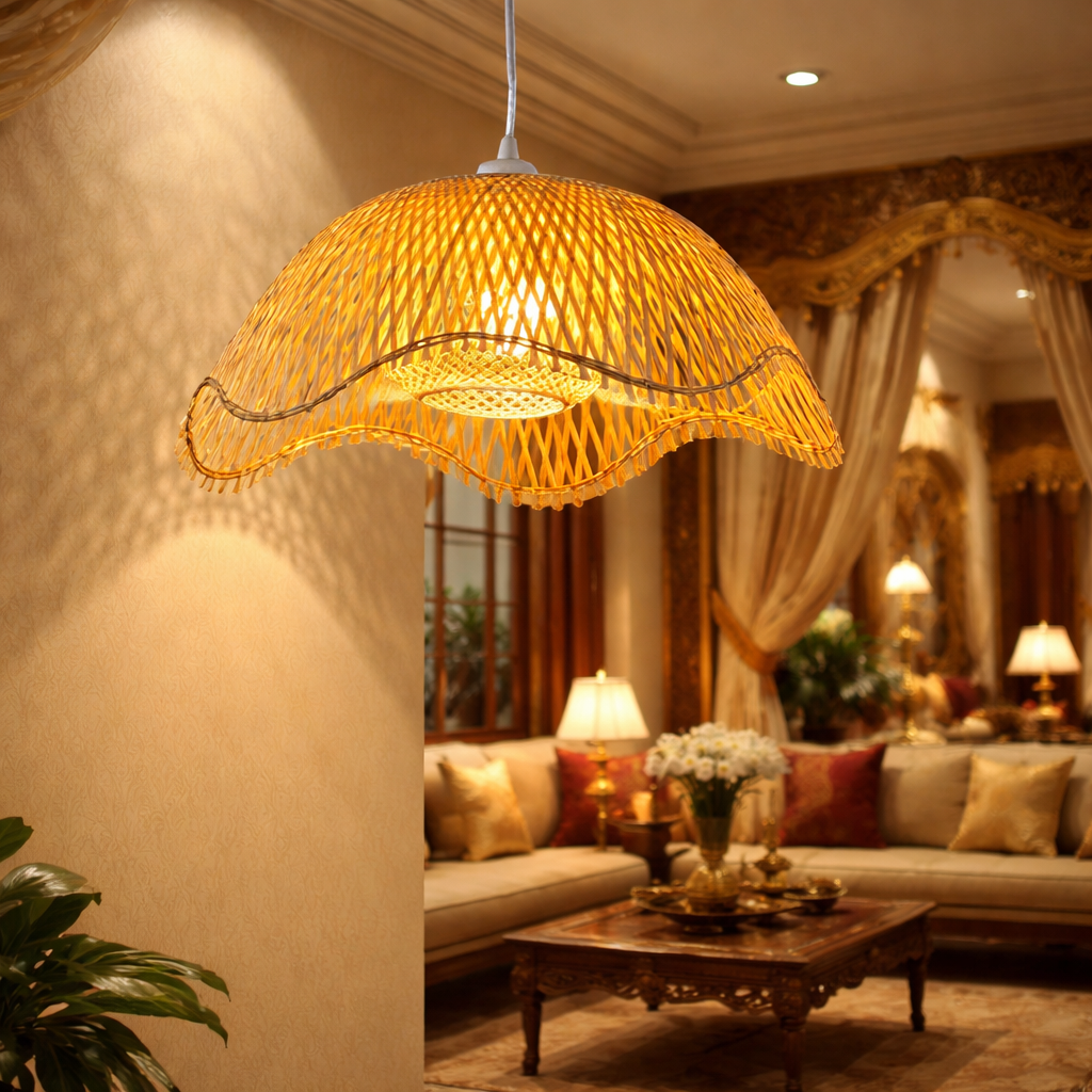 Pendant Light Handmade Bamboo Chandelier WL-1y