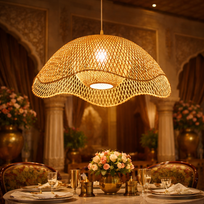 Pendant Light Handmade Bamboo Chandelier WL-1y