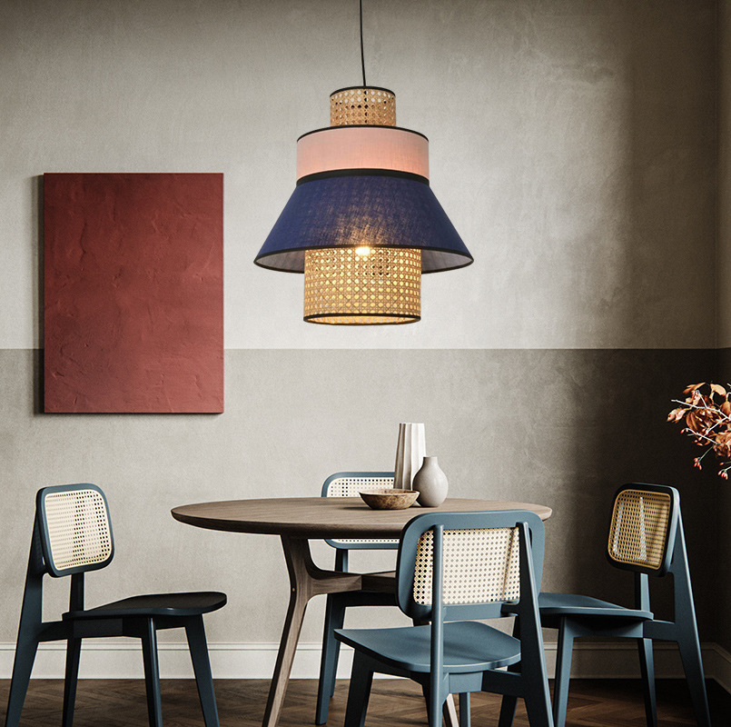 Bamboo Weave Chandelier Bamboo Lamp Pendant Lights Rattan