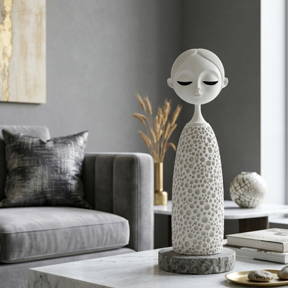 Modern Abstract calm Female Statement Piece