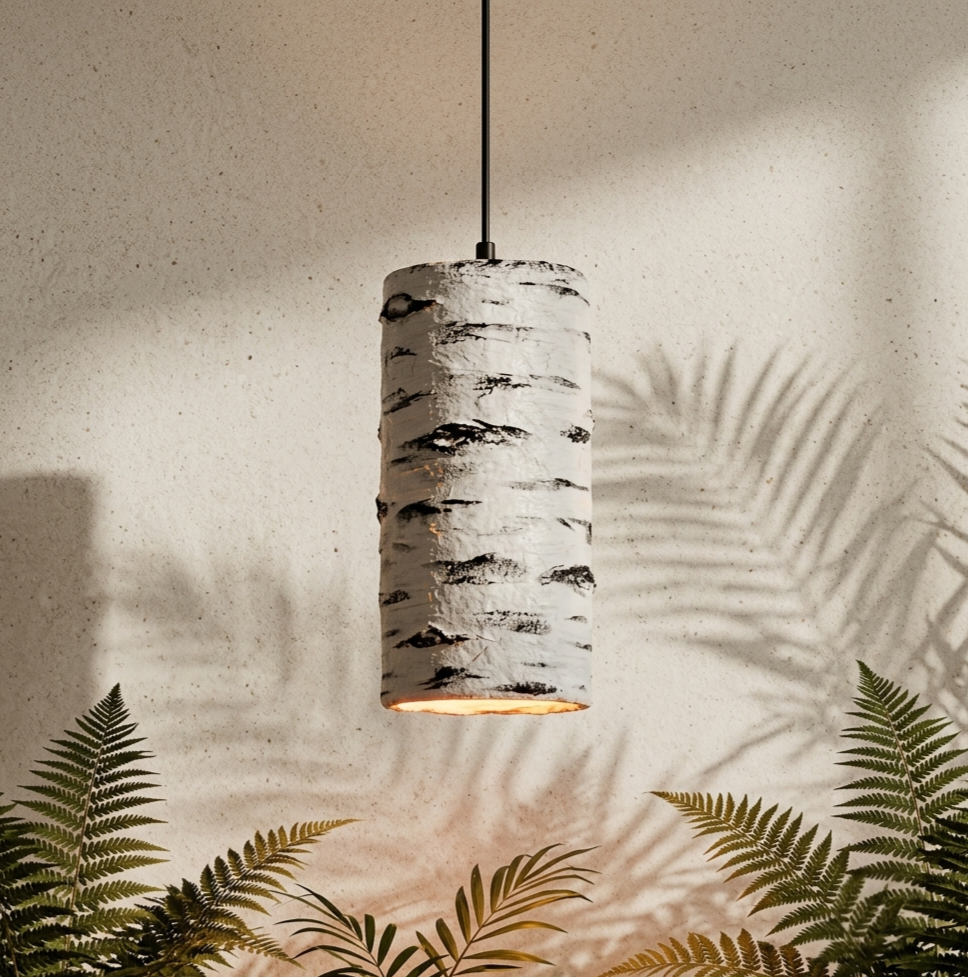 Paper Mache Sculptural Pendant Lamp for Home, Restaurants and Offices Cluster