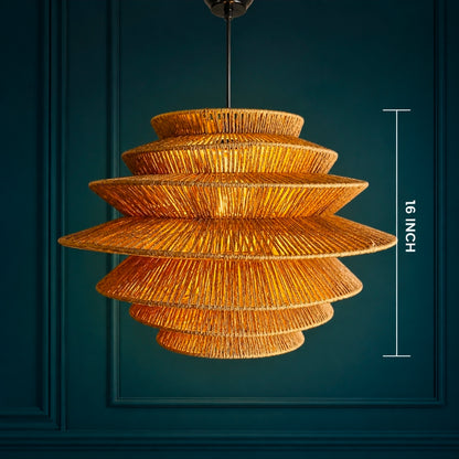 Cane Ceiling Lamp | Rattan Pendant Lamp | WL-1v