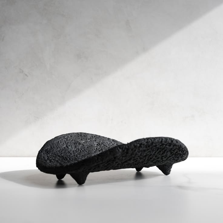 Textured Footed Decorative Centerpiece Bowl Modern Wabi Sabi Pedestal Tray for Living Room & Table Decor