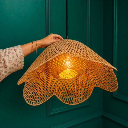 Handmade Bamboo Pendant Light WL-1y