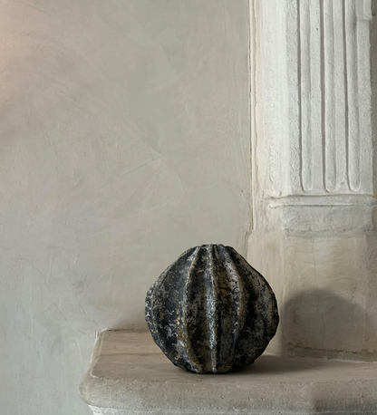 Handmade Textured Flower Vase | Designer Decorative Table Accent for Home & Events