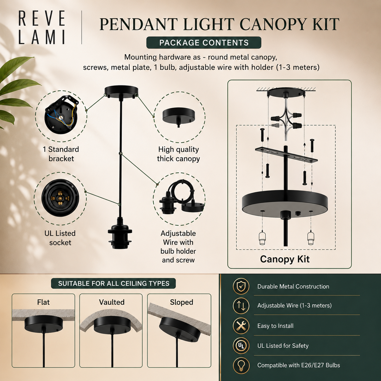 Bamboo Woven Ceiling Light