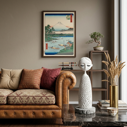 Modern Abstract calm Female Statement Piece