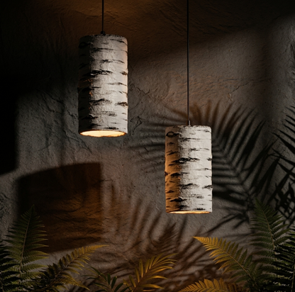 Paper Mache Sculptural Pendant Lamp for Home, Restaurants and Offices Cluster