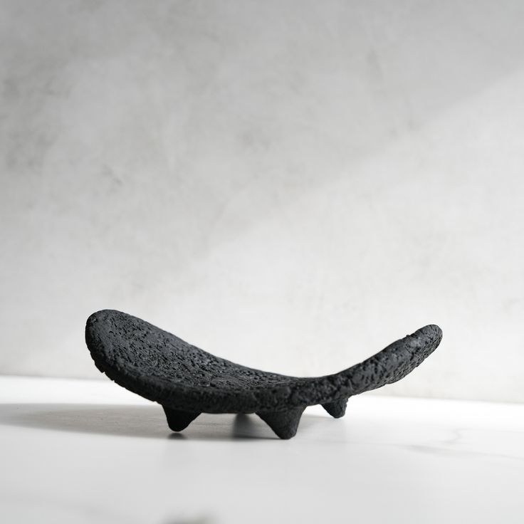 Textured Footed Decorative Centerpiece Bowl Modern Wabi Sabi Pedestal Tray for Living Room & Table Decor