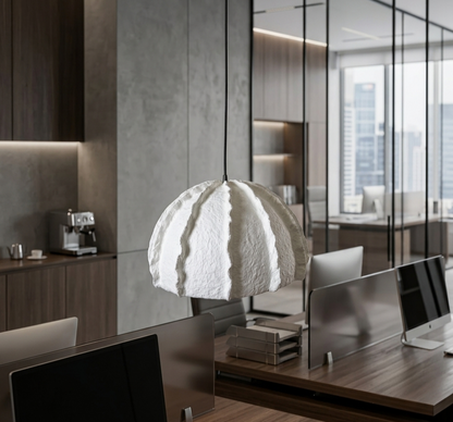 Minimalist Sculptural Pendant Lamp for Modern Aesthetic Home Decor & Restaurants
